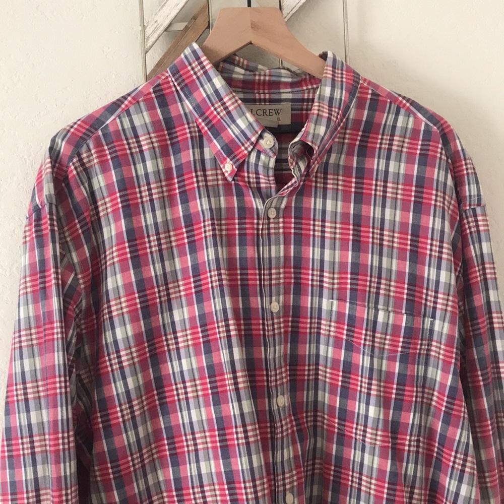 J.Crew plaid button down shirt - Picture 2 of 8